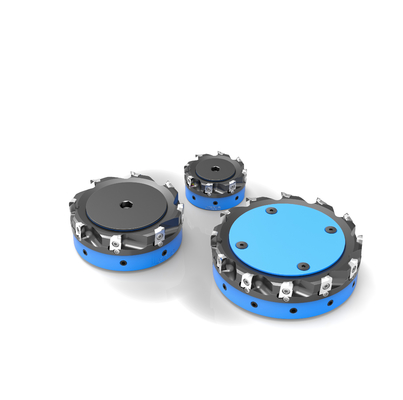 PCD ISO Face Milling cutter FMP080SA27-BE12-12 με 12 κοπτικές άκρες εργαλείο για την αποτελεσματική μηχανική επίπεδες επιφάνειες